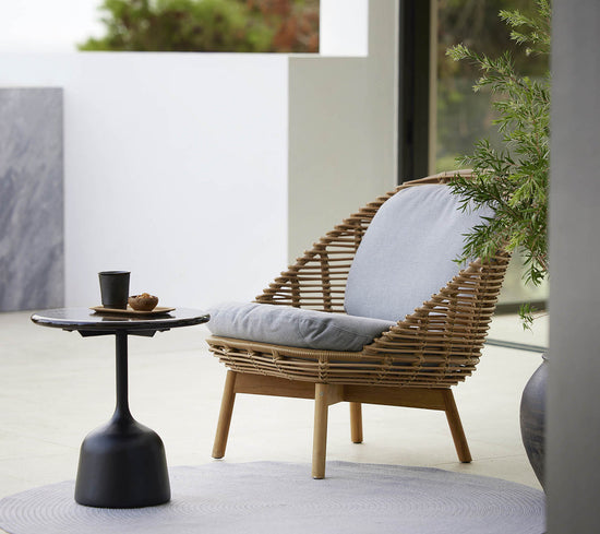 Cane-Line Hive Lounge Chair with Teak Legs